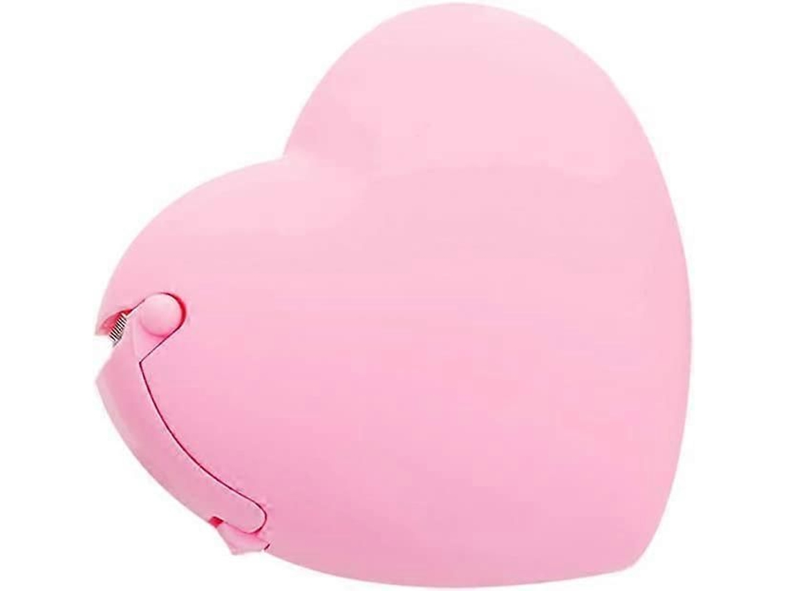 Dispensador de Fita Adesiva Rosa em Formato de Coração. GOKOCO