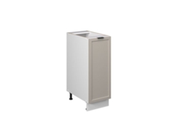 Armário de Cozinha Fame Line, 30cm sem Pt, Cinza Bege, Branco, Vicco