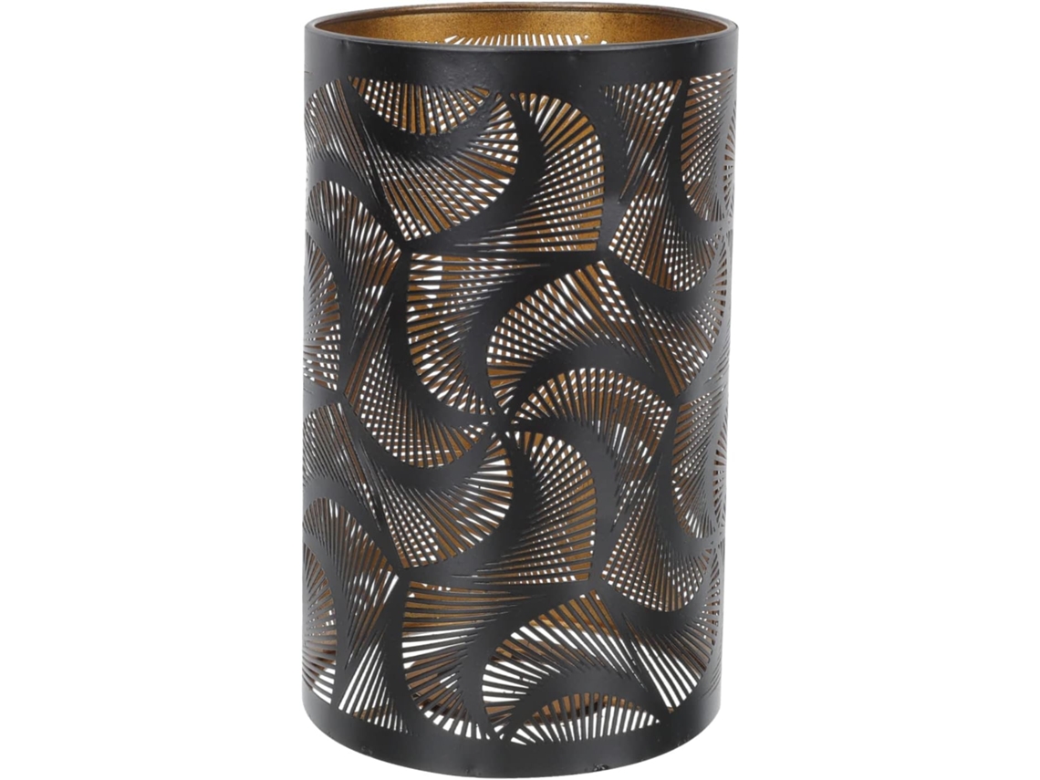 Ferro Oco Esculpido em Preto, Fácil de Instalar e Remover, Design Elegante para Luminária de Quarto Ou SFUSHOS