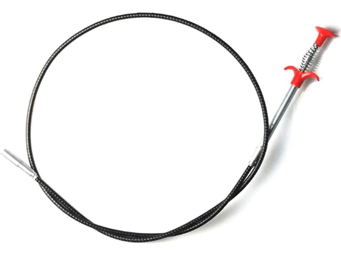 Ferramenta De 4 Garras Para Desentupir Ralos, Com Cabo Aço E Plástico,
