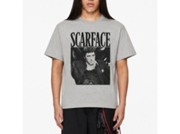 Rockinstone Scarface Movie Gangsta Heather Gray Adult T-shirt Size:xl