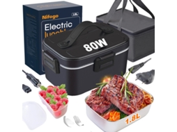 Marmita Elétrica, Portátil, Capacidade De 1,8l, Preto