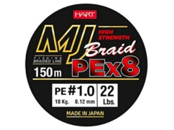 Trançado Mj 150 M Verde 0.160 Mmhart