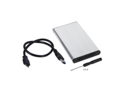 Enclosure Usb 3.0 Para 2.5'' Sata 3.0 Sem Ferramentas Para Hdd/ssd Externo Prata