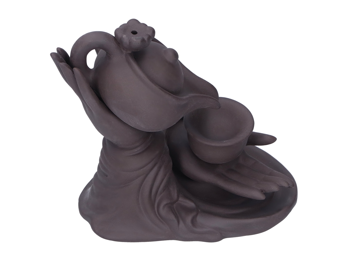 Incensário Buddha Hand Backflow para Feng Shui LAXISCREED