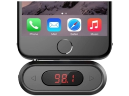 Transmissor Fm 3.5mm Yizhood Bluetooth Hands Free Carro Preto