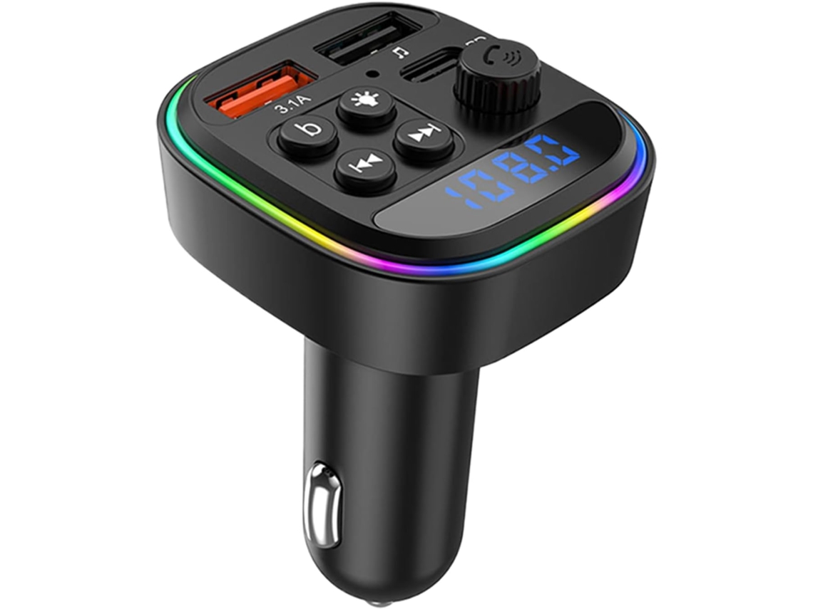 Transmissor FM Sem Fio para carro, Transmissor FM Sem Fio portátil