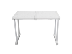 Prateleira Expansível Empilhável 121lb Suporte De Carga Divisor Rack De Armazenamento Para Armário Armário Comprimento 37 48cm / 14,6 18,9 Pol.