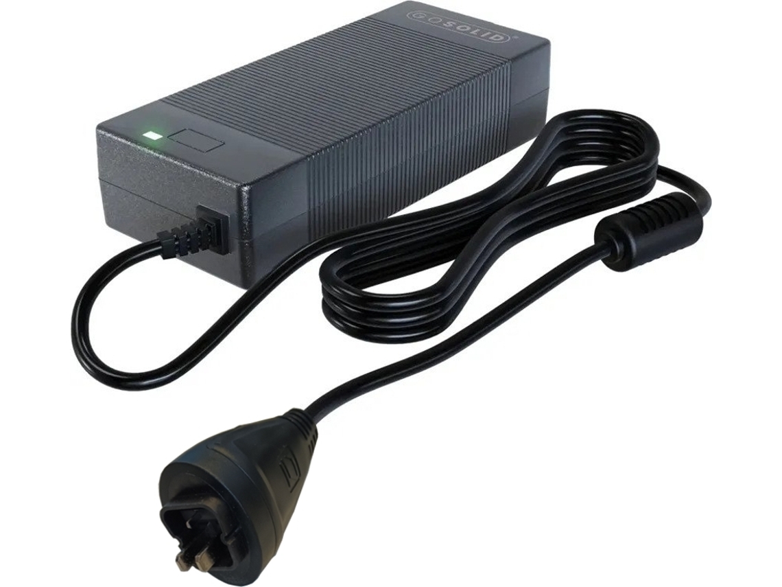 Carregador de Bateria Compatível com Stella E-Bike 42V 2A 3 Pinos Plug com Entalhe GO SOLID