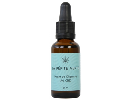 Óleo de cânhamo 5% Cbd 30 ml LA PÉPITE VERTE