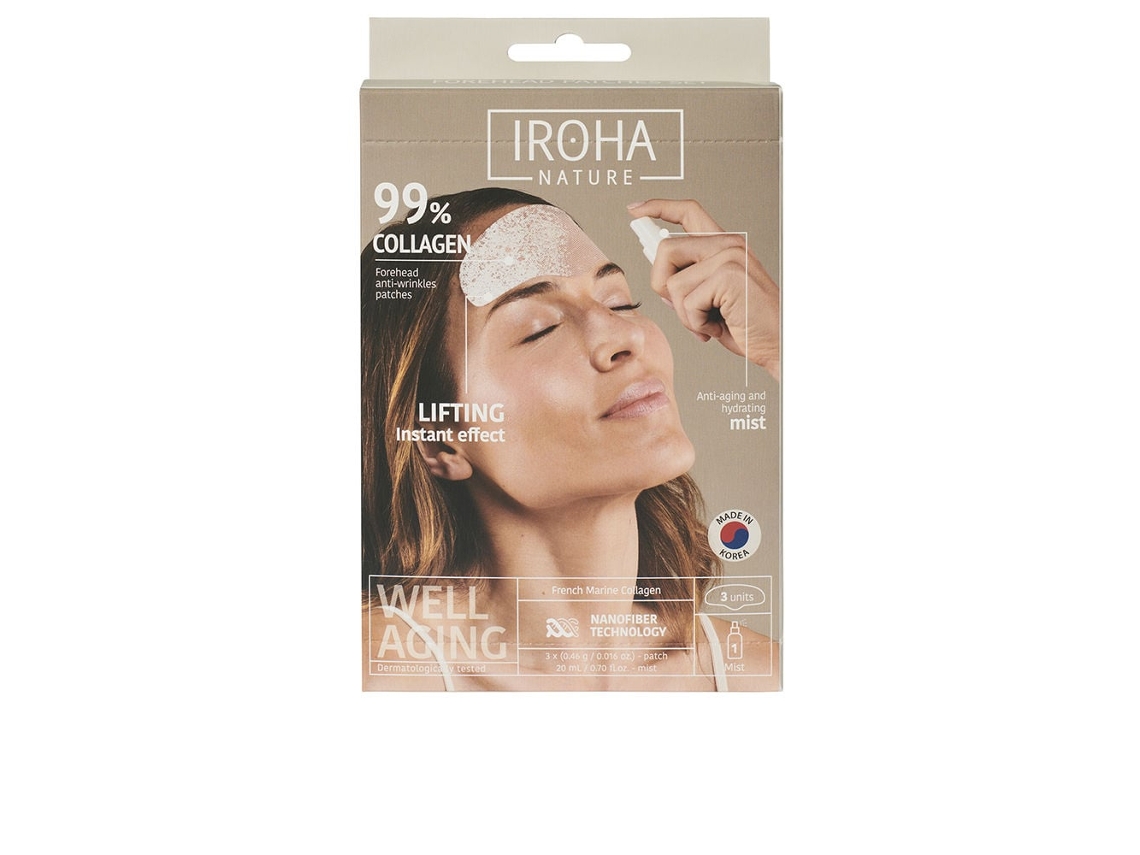 99% Colágeno Parches para Frente IROHA