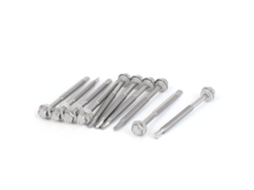 Parafusos Autoperfurantes CHABERLU, M5,5 X 65 Mm, com Arruela, 10 Peças