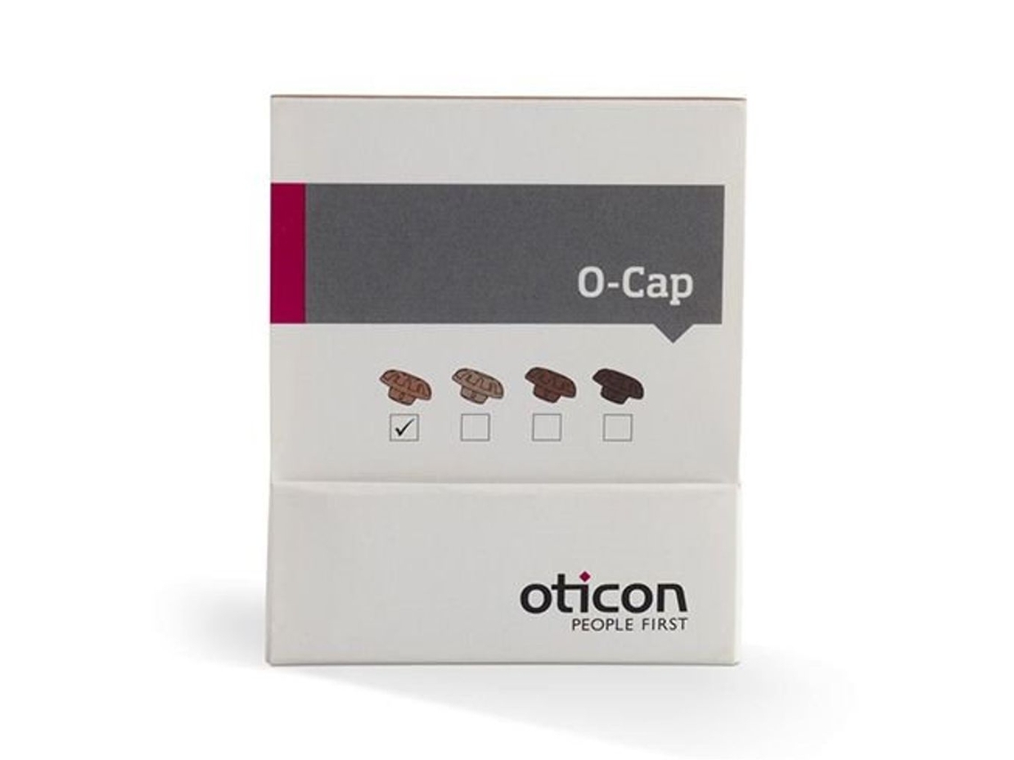 O, Cap Oticon, 8 Unidades(filtro Para Microfone) Bege