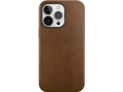 Capa JUST IN CASE  Ecopelle  iPhone 16  (Castanho)