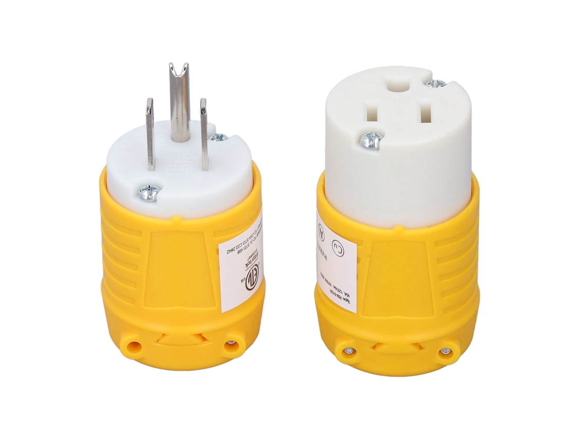 Conjunto Plug Nema 5 15p E Socket 5 15r