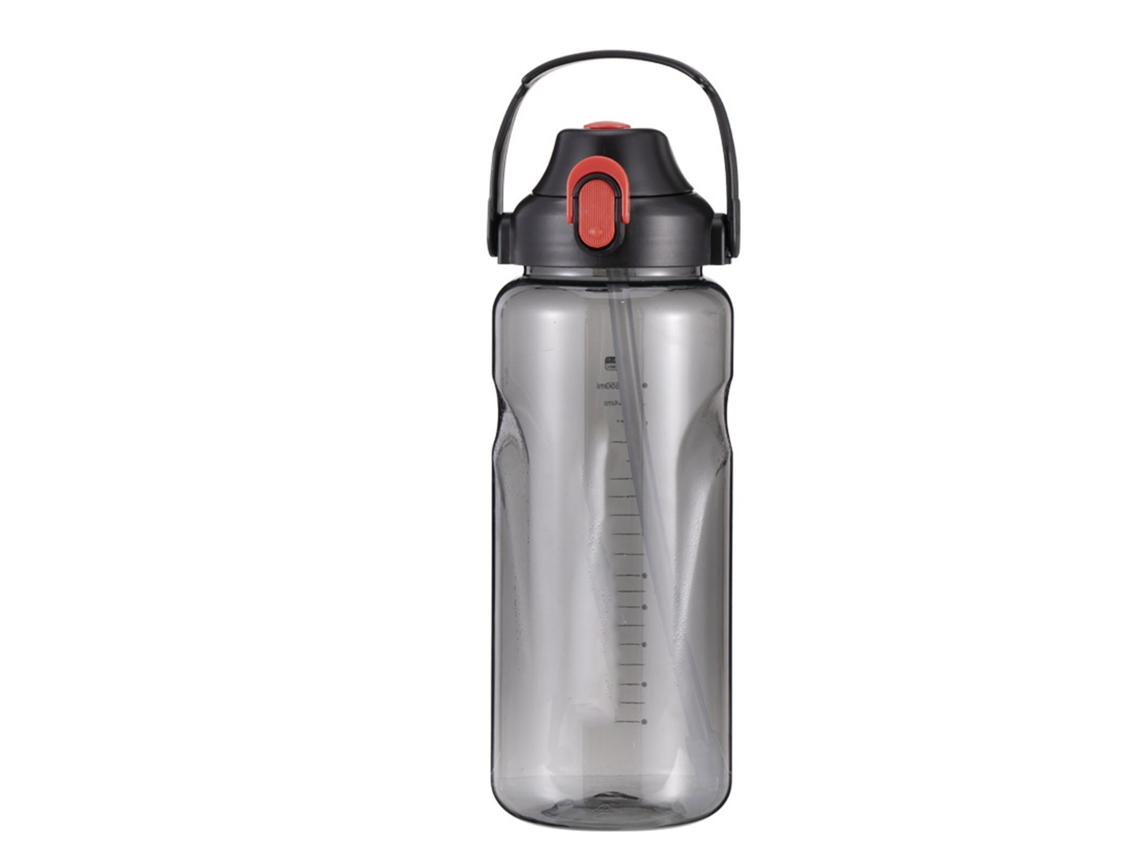 Garrafa Motivacional 2000ml com Canudo e Medidas