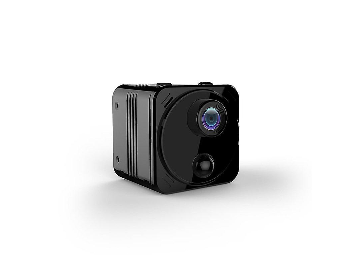 Minicâmera Bestvite HD 1080P WiFi com detecção de movimento e visão noturna (preta)