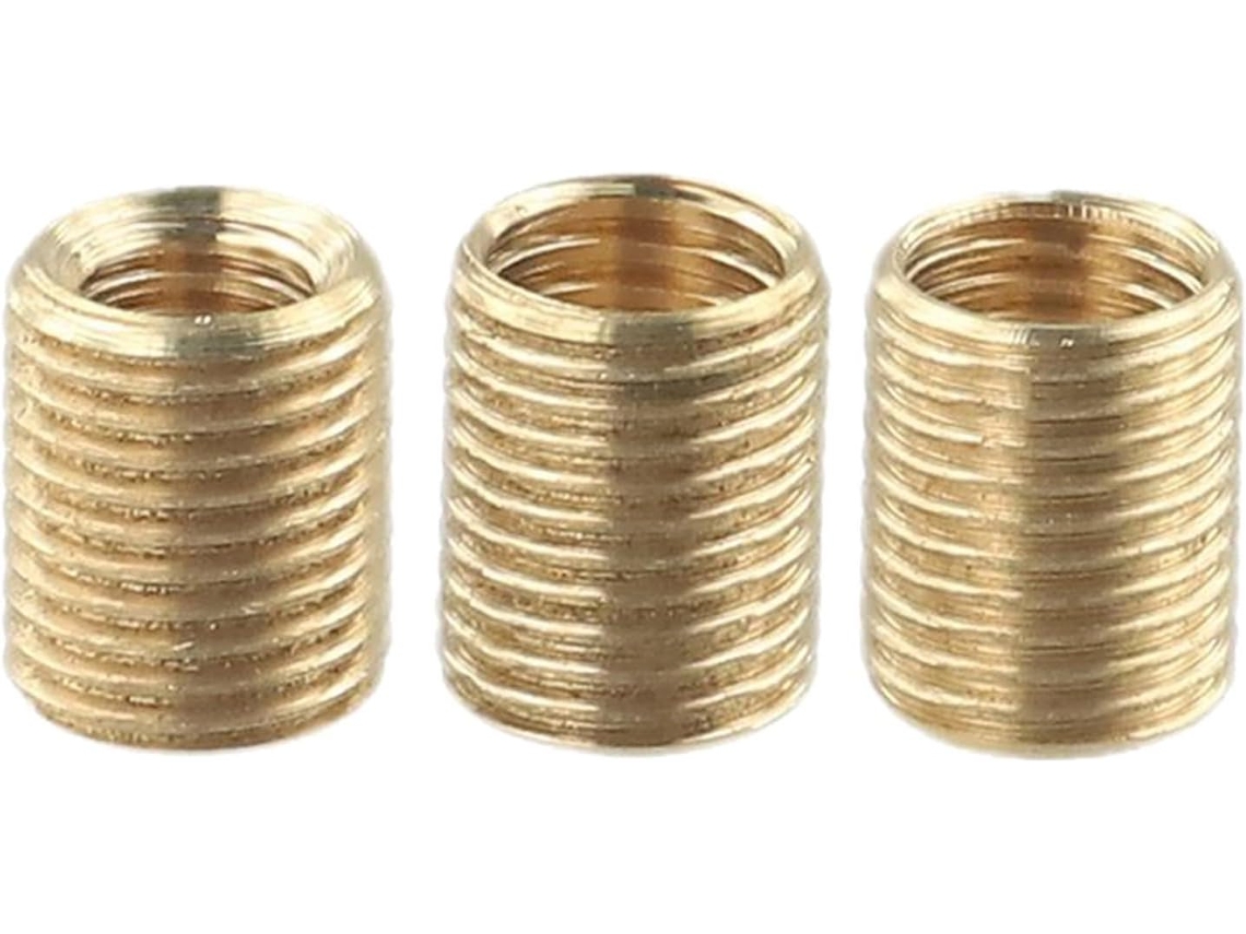 Conjunto De Adaptadores Rosca Em Alumínio Dourado M10 X 1,5 1,25 M8