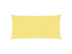Conjunto 1 Sombra Externa Vidaxl Amarelo Poliéster (6 X 3 M)