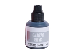 Refil de tinta para marcador de quadro branco, 12ml, preta, longa duração, para uso doméstico e escolar.