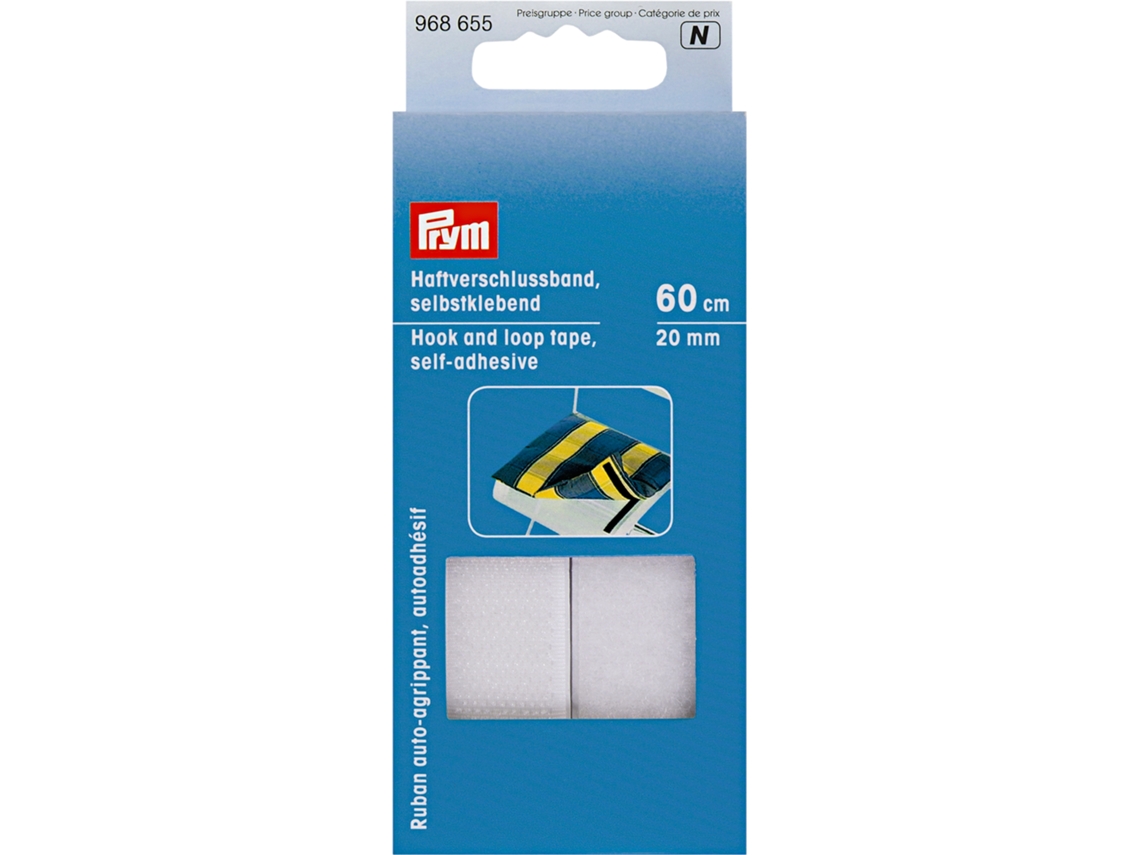 19686550 Velcro Poliamida Branco 1 Unidades
