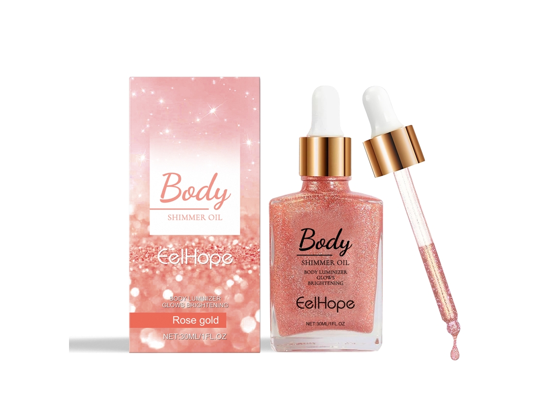 Óleo Corporal Brilho Rose Gold Worten