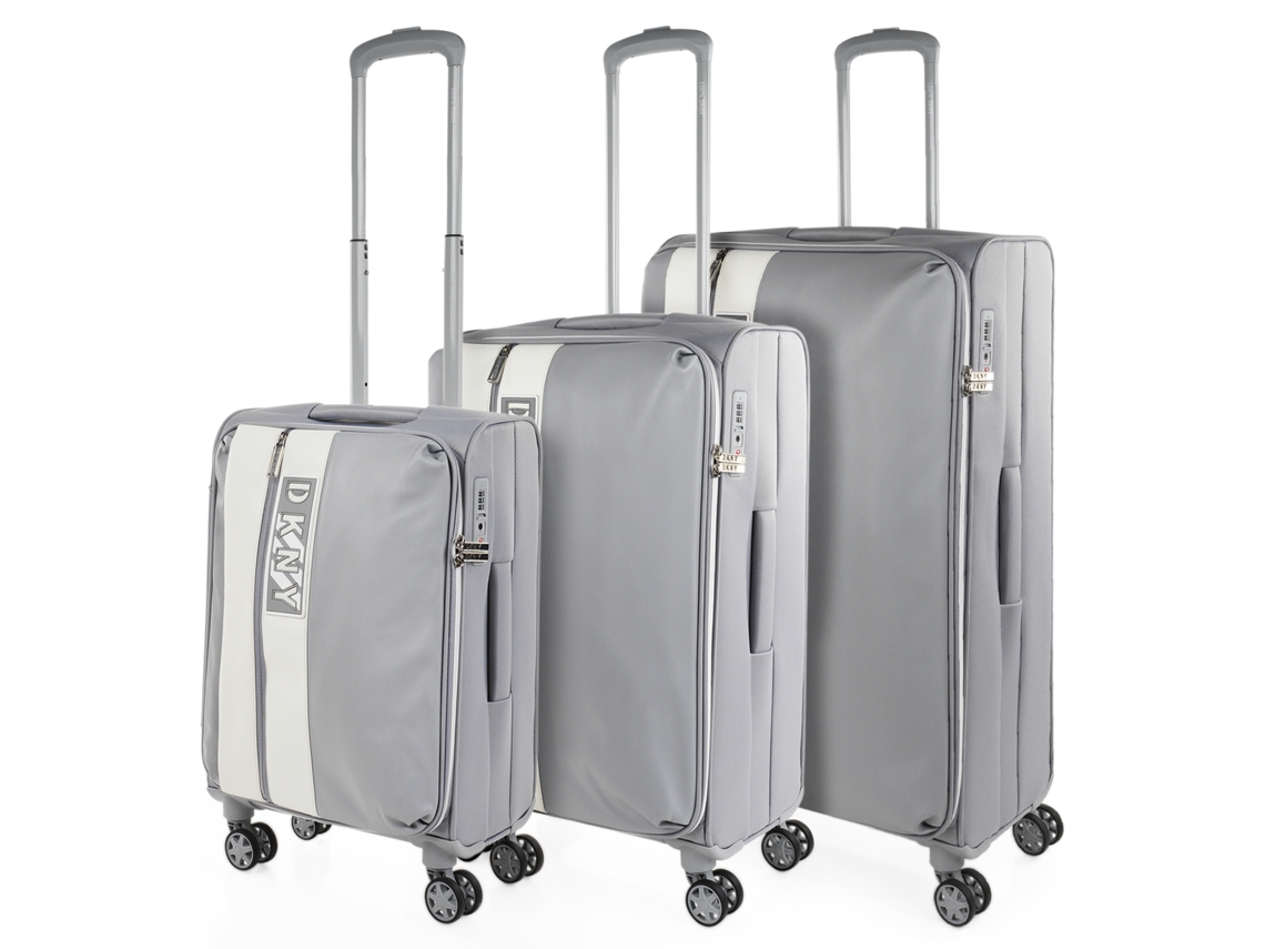 Conjunto de Malas DKNY DKNY-408 Instinct Tempestade Cinza Semi Hard Shell Set 46 5X78X28 Cm