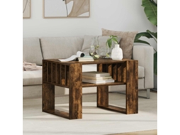 Vidaxl Mesa De Centro Carvalho Defumado 66 X 49,5 X 45 Cm