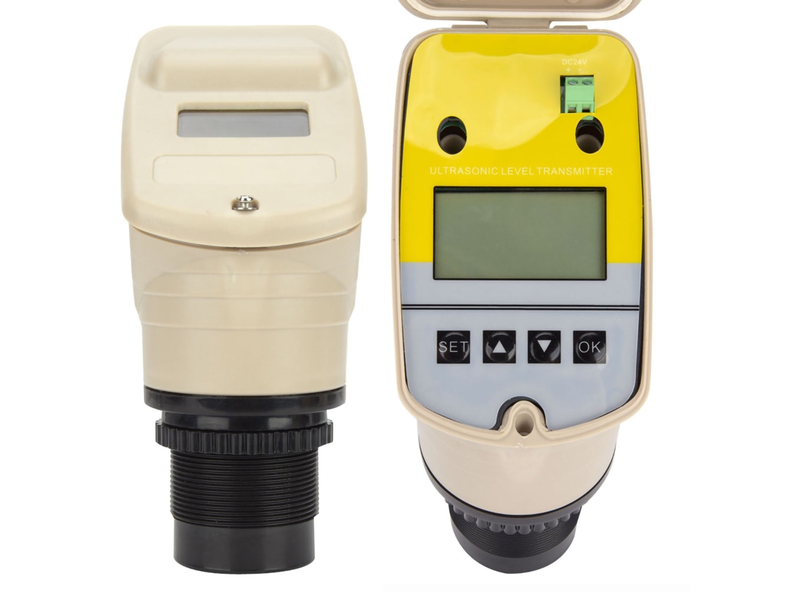Transmissor de nível ultrassônico com display digital Alt 666 DC24V (0-15 m)