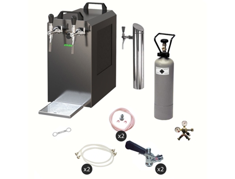 Dispensador de Cerveja STREAM 80, refrigerador seco de 2 linhas Type S, Type A