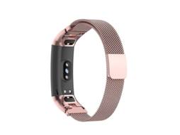 Pulseira de substituição de aço inoxidável com alça milanesa para Huawei Honor Band 5/4, cor dourada Ly Ebike
