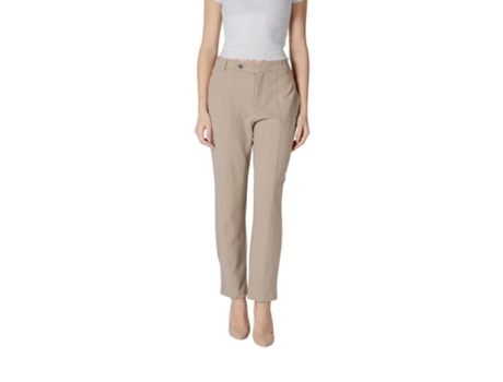 Calças De Mulher Street One Tapered Leg Di Roma Bege (w36 L30)