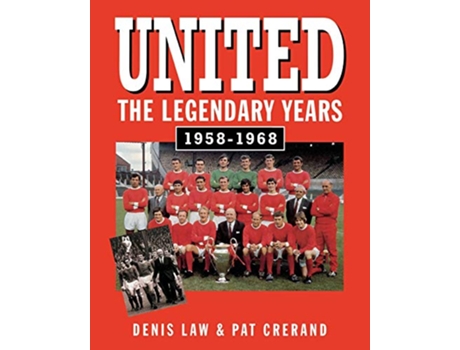 Livro United de Pat Crerand e Denis Law (Inglês)
