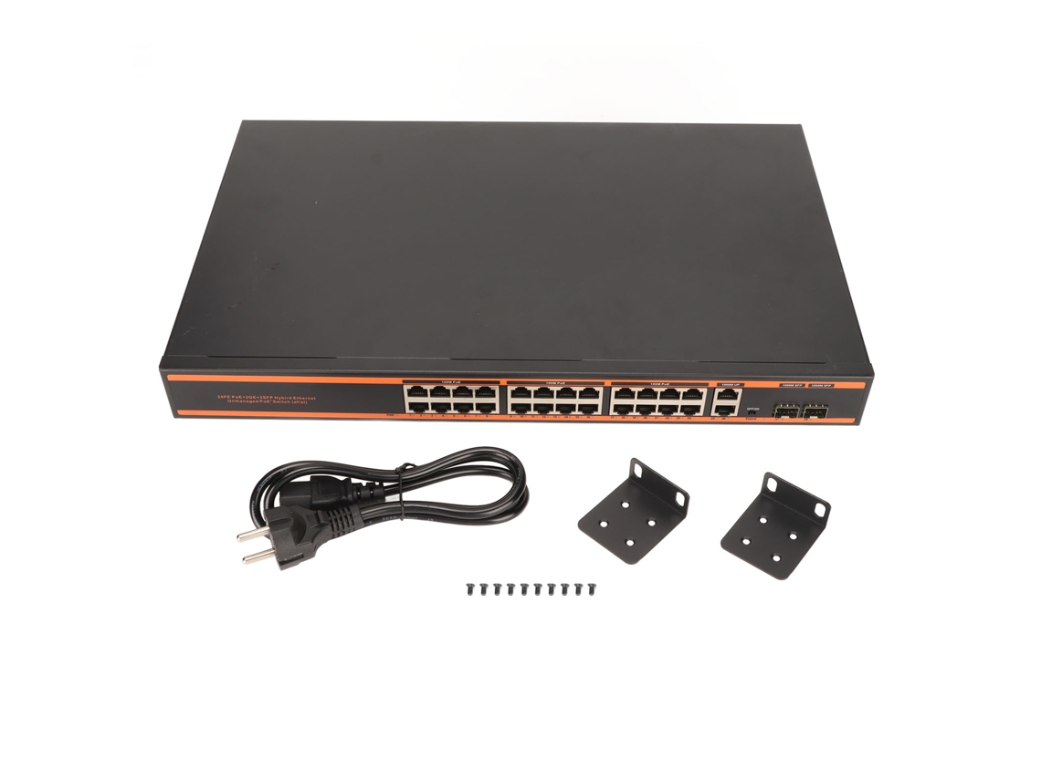 Switch Poe LAXISCREED Plug and play 802.3af/at