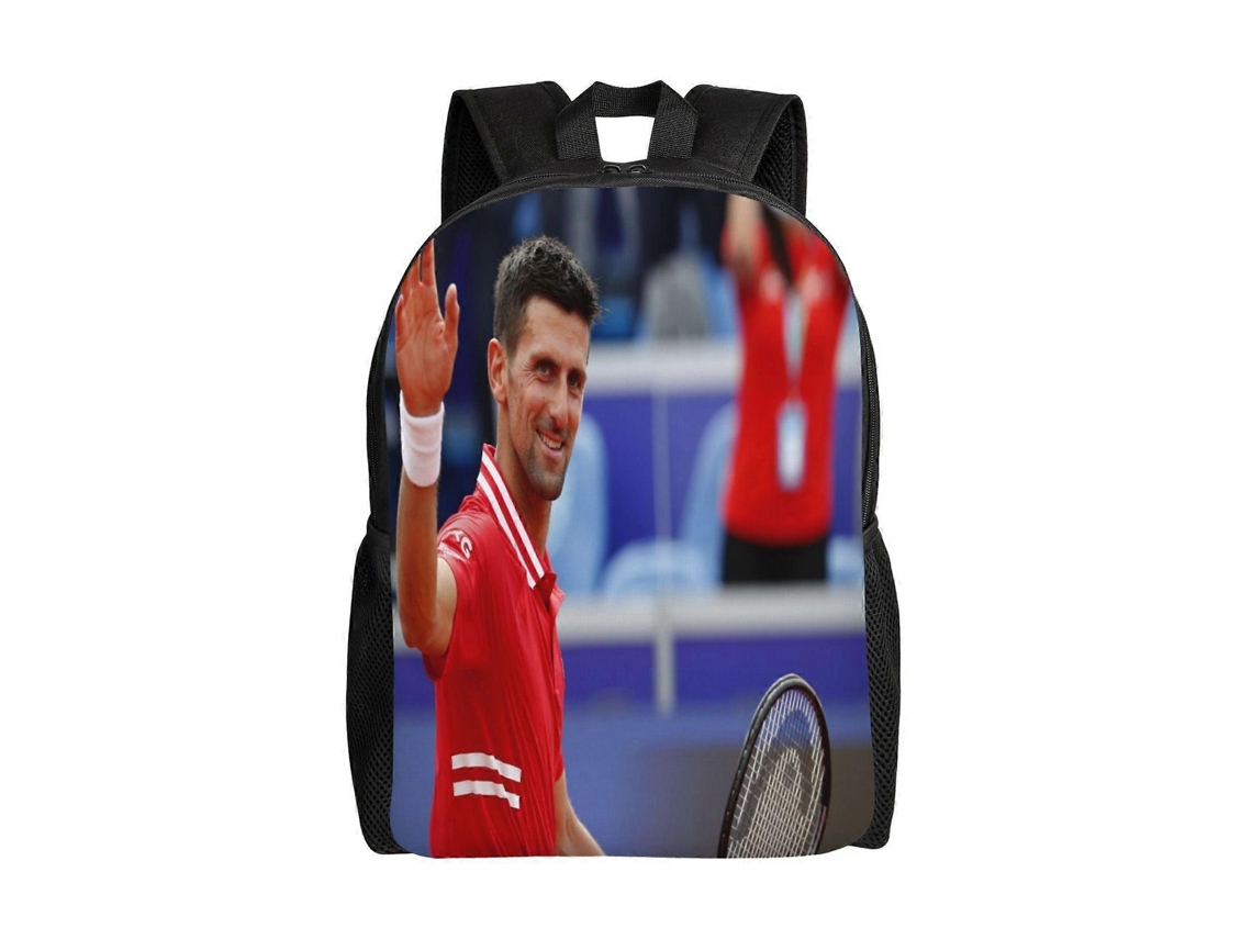Mochila Novak Djokovic D393 Para Estudantes, Resistente E Leve, Impermeável E Com Alça De Ombro Respirável V393