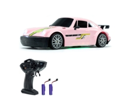 Carro De Controle Remoto Drift 1:20 4wd Elétrico Com Luzes Bateria Recarregável Presente Para Crianças Meninos Meninas Rosa
