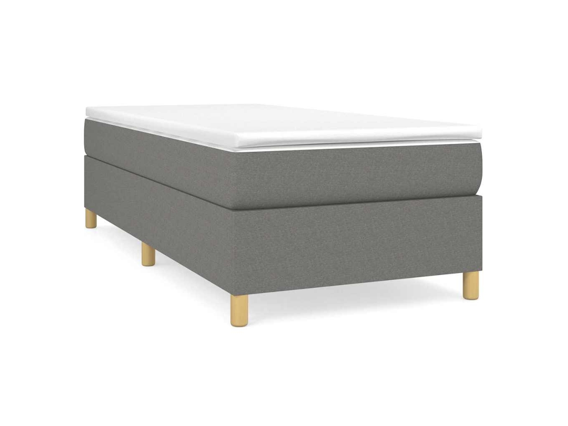 Box Spring Bed, Box Spring Beds Vidaxl Cinzeto Tecido (80 X 200 Cm)