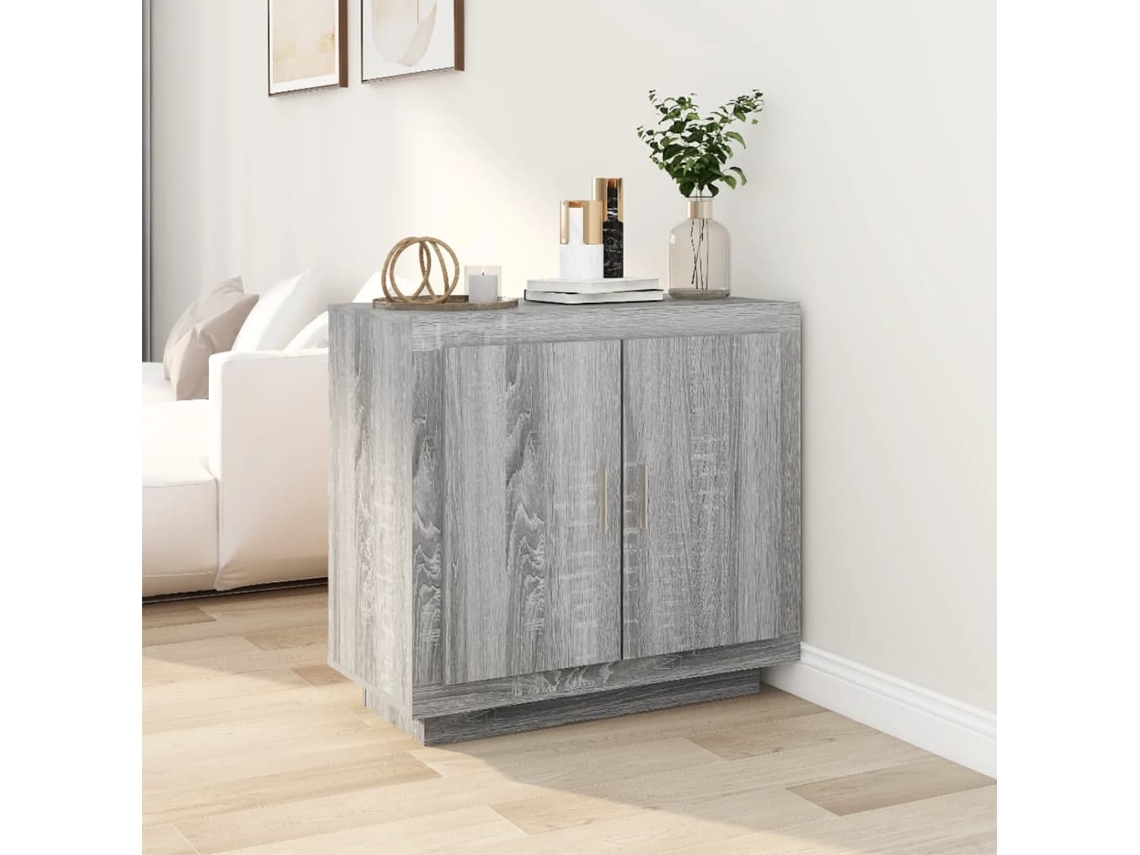 Aparador 80x40x75 cm Madera Procesada Gris Sonoma