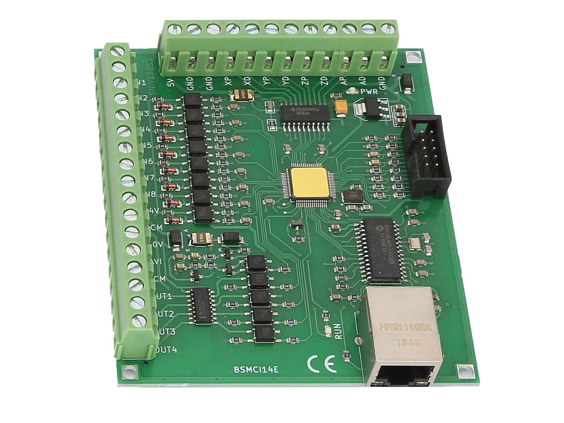 Placa Adaptadora Controlador Cnc Mach3 Ethernet 5vdc