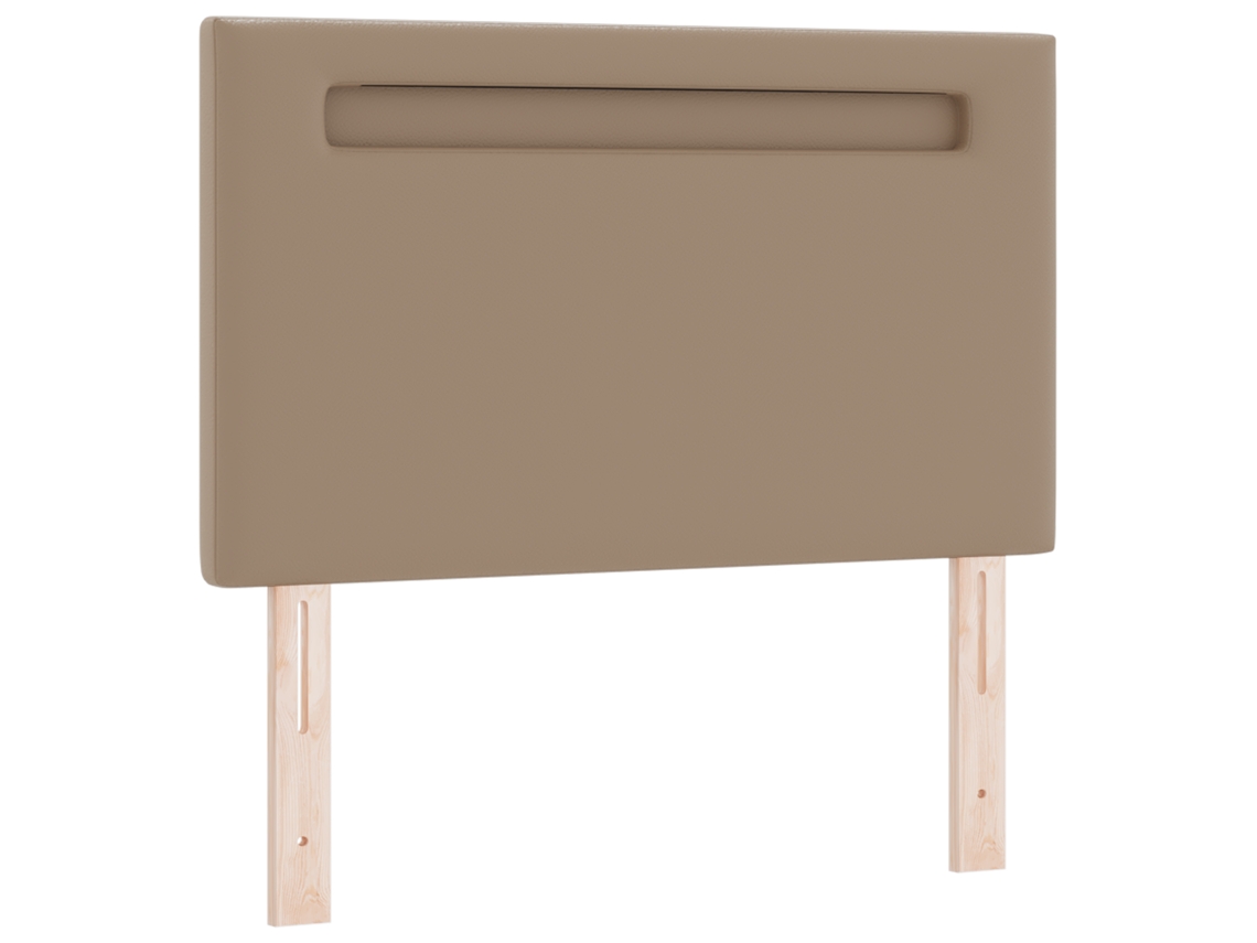 Conjunto 1 Cabeceira Vidaxl Castanho Couro Sintético (90 Cm)