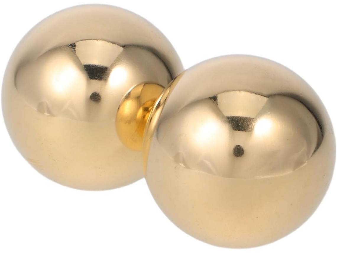 Bolas De Massagem Para Mãos Fuoyloo Em Latão Maciço 38mm, 2 Unidades,