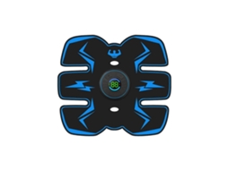 Cinto de Tonificação Abdominal Ems para Braços e Pernas, Estimulador Muscular Ems, Portátil Recarregável Via Usb, S em Almofadas Gel, Azul GOKOCO