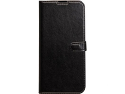 Capa Fólio Aba Fecho Língua para Oppo A15 BIGBEN CONNECTED Plástico Magnética Preto