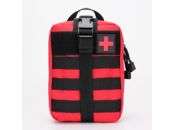 Kit De Primeiros Socorros Para Viagem(vermelho), Bolsa Multifuncional Edc
