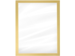 Porta Retratos Magnético Dourado Tamanho A3 Pvc Design Moderno Fácil Instalar Proteção Reforçada Fotos GOKOCO