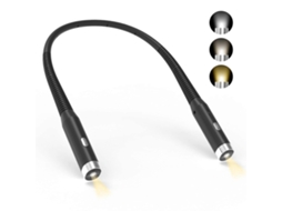 Rebe lâmpada de Leitura para Pescoço Recarregável 3 Níveis de Brilho 360 Doble Usb Led para Viagens Costurar Acampamento