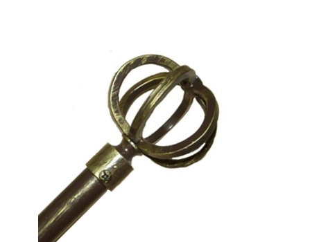 Barra forja extensible 120/210 mundi marron oro