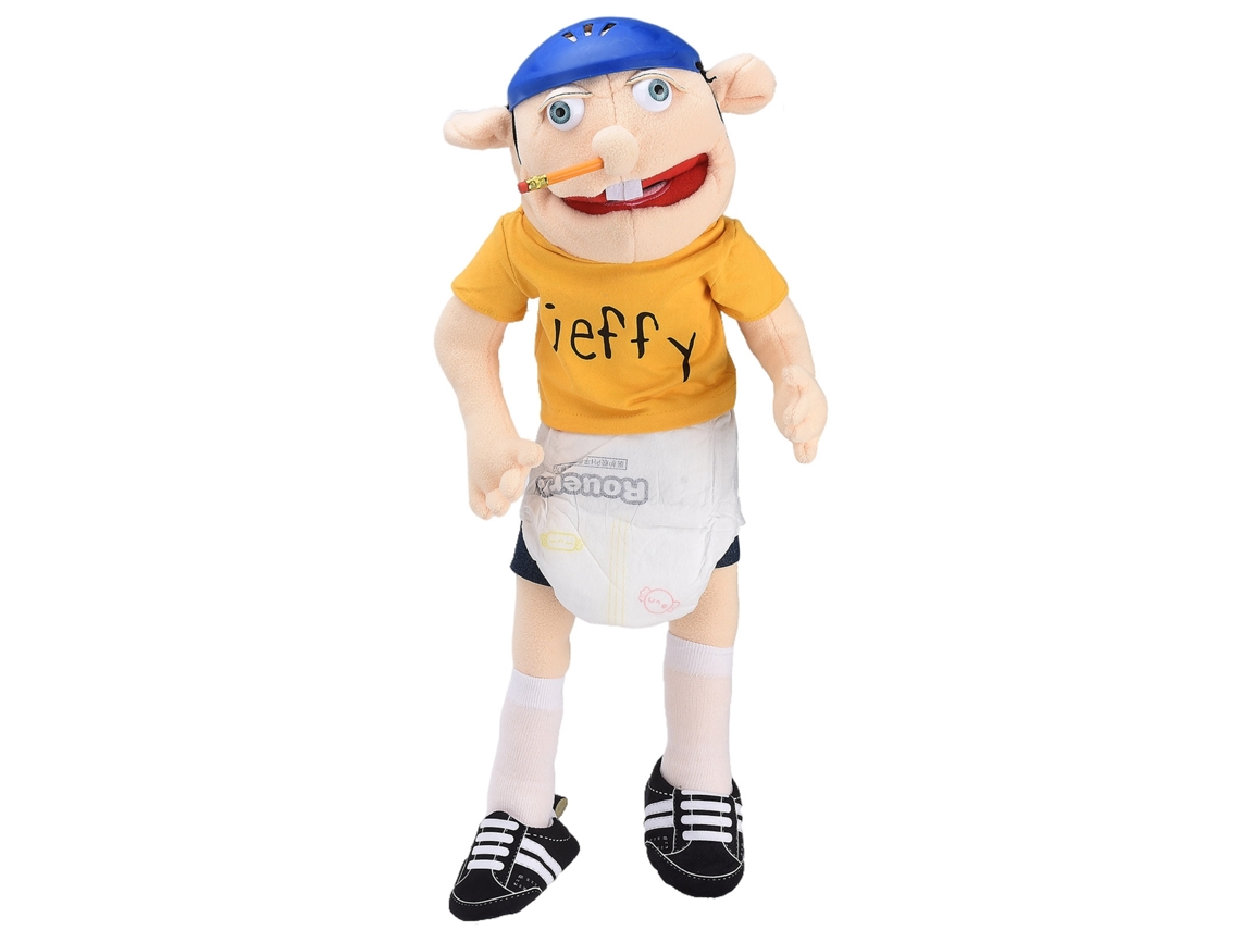 Primerox boneco de Pelúcia Infantil 60cm Personagem Cartunizado Aberto Boca Interativo Brinquedo