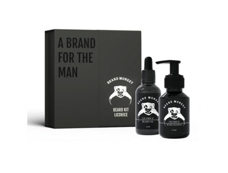 Coffret de Rosto Beard Monkey Beard Kit Licorice 2022