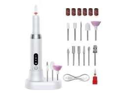 Perfuradora Elétrica Profissional Unhas Polidora, Removedor de Cutículas, Cinco Caneta Cuidados Unhas STELASPLEN